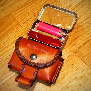 Traditional Campaign <b>Fire</b> Starters with Lens Cover - Product Image 1