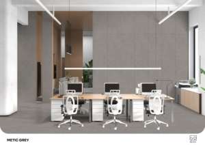 Azulejos de porcelana mate rústicos de alta gama, tamaño 600x1200, formato grande para pisos y paredes, para interiores premium. - Product Image 2