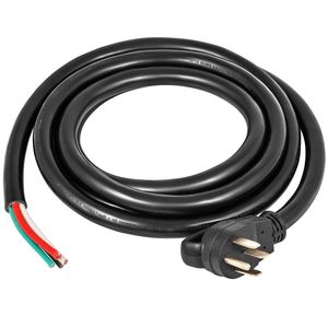 Cavo di Alimentazione per Camper da 15 Piedi 50A, Cavo Generatore 6/3+8/1 AWG NEMA 14-50P a Estensione con Fili Nudi - Product Image 1