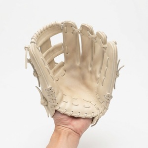 Gant de baseball en cuir de haute qualité, modèle H-Web, pour droitier, doigts entièrement couverts, fermeture auto-agrippante, adulte, toutes saisons - Product Image 1