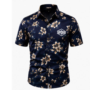 Camisa Casual Premium para Hombre con Estampado Moderno y Tela Transpirable para Oficina y Ocio - Product Image 1