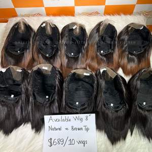 Available Various Colors Bone Straight Bob Wigs 100% Raw Vietnamese <b>Hair</b> HD Lace Front Human <b>Hair</b> Wigs - Product Image 6