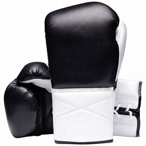 Gants de boxe Fly sur mesure fabriqués en usine, 100% cuir véritable, professionnels, à lacets. - Product Image 2