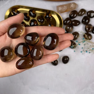 หินควอตซ์สโมคกี้ธรรมชาติสวยงาม ขัดเงาอย่างดี หินคริสตัลสโมคกี้คุณภาพสูง หินขัดเงาคุณภาพเยี่ยมจำนวนมาก - Product Image 1