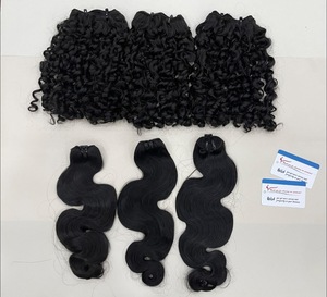 Hot Black steam hair Viet Nam human hair black steam <b>body</b> <b>wave</b> hair machine weft factory price Ready To Ship - Product Image 5