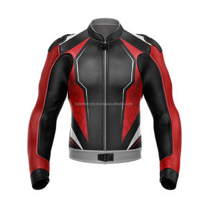 Vestes de moto professionnelles en cuir véritable Conception personnalisée Veste de moto en cuir de haute qualité à vendre Fabriqué au Pakistan - Product Image 1