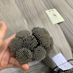 Extensiones de cabello de queratina doble estirada de alta calidad, cabello humano crudo sin procesar de fábrica - Product Image 6