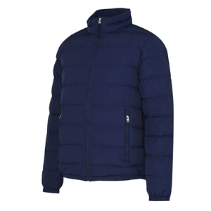 Custom Logo Men's Winter Puffer <b>Jacket</b> Windproof <b>Waterproof</b> Bubble <b>Padded</b> Quilted Down Zipper Closure Casual Parka Plus Size - Product Image 1