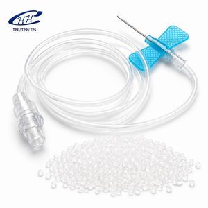 Élastomère thermoplastique SEBS de qualité médicale, matière première TPE certifiée ISO10993, dureté personnalisée pour les tubes d'aiguilles papillon - Product Image 1