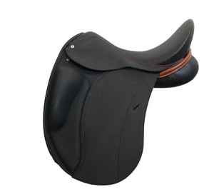 Sillín de Carreras de Caballos de cuero puro de origen inglés, sillín de caballo de salto al mejor precio - Product Image 1