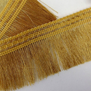 Customized Color Garment Accessories Factory Manufactured Bullion Wire Trimming Tassel <b>Fringe</b> <b>Top</b> Trending Bullion <b>Fringes</b> - Product Image 6