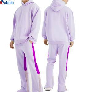 Nuevo Conjunto Deportivo para Hombre, Color Verde Claro, Sudadera con Capucha, Pantalones Largos, Color Sólido, Corte Holgado Informal y Transpirable - Product Image 6