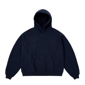 Sweat à capuche unisexe surdimensionné en molleton 100 % coton 380 g/m² avec broderie et strass, modèle 2026 – Meilleures ventes - Product Image 1