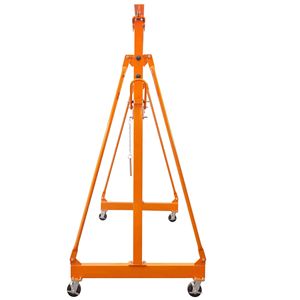 Gru a portale interamente in acciaio da 4400 libbre con altezza regolabile, blocco automatico, min. 95 pollici Altezza massima 142 pollici. Ruote Girevoli Bloccabili da 8 Tonnellate di Portata - Product Image 4