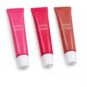 เซ็ตลิปบาล์มเนื้อกลอส 3 ชิ้น สีชมพูนู้ด โรส เบอร์รี่ กลิ่นผลไม้ ชุ่มชื้น ปรับแต่งได้ ขายส่งจำนวนมาก - Product Image 2