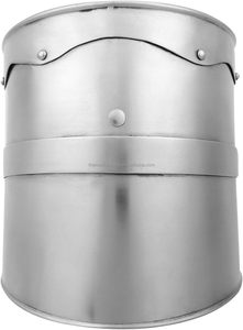 เหล็กอัศวินเทมพลาร์หมวกกันน็อค Crusader เงิน Swagger วิญญาณยุคกลางกรีกโรมันเกราะสวมใส่ได้สําหรับผู้ใหญ่ - Product Image 4