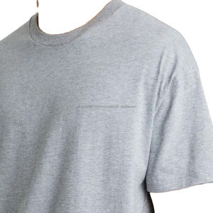 Camiseta de Gran Tamaño para Hombre, 100% Algodón, con Logotipo Personalizado, Tejido de Punto Grueso, Cuello Redondo, Ropa Casual, en Existencia - Product Image 5