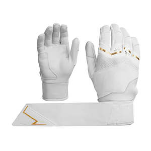 Vente directe d'usine, qualité supérieure, couleur personnalisée, gants de frappe pour baseball et softball professionnels en cuir super adhérent - Product Image 2