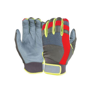 Gants de frappe de baseball professionnels en cuir de chèvre à manchette longue, gants de frappe de softball professionnels unisexes - Product Image 1