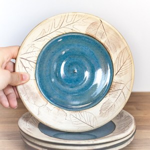 Assiette ronde en porcelaine japonaise, pour steak et sushi, style occidental, pour restaurant, en céramique, avec motif élégant, par UO - Product Image 5