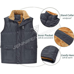 Chaleco de Caza de Microfibra de Poliéster Personalizable con Nuevo Diseño 2026, Forro Interior de Piel Sintética, Chaleco Táctico de Alta Calidad para Entrenamiento - Product Image 2