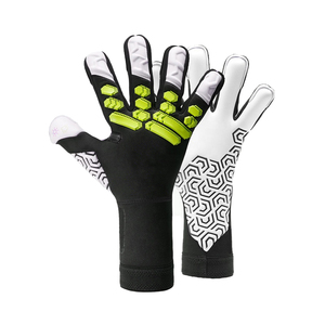 Gants de gardien de but de football neufs, prix bas, logo et taille personnalisés, en latex épais, antidérapants et résistants à l'usure, en vente - Product Image 1
