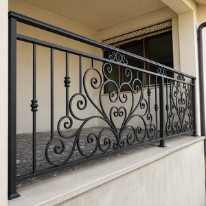 Conceptos de barandillas de hierro para balcones que se adaptan perfectamente y realzan de forma excepcional cada estilo de diseño arquitectónico único. - Product Image 3