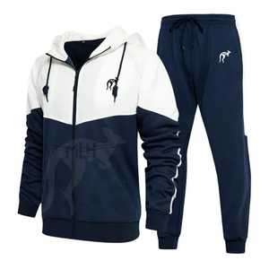 High Quality Summer Autumn Sportswear Tracksuits Pullover Baggy Oversized Jogging Tracksuits Blank Hoodie Jogger <b>Sweatpants</b> <b>Sets</b> - Product Image 3