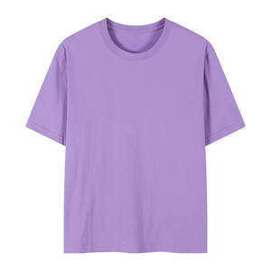 T-shirt à manches courtes en coton 100% 220g, personnalisable avec logo brodé, couleur unie, design imprimé, tissu tricoté, idéal pour le fitness. - Product Image 2