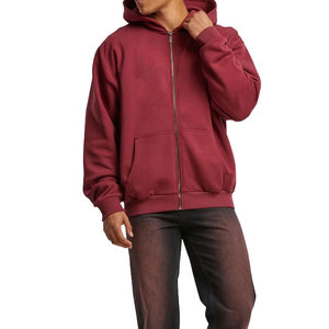 Sweat à capuche oversize zippé de haute qualité pour homme, style streetwear, vente en gros de sweats à capuche zippés - Product Image 6