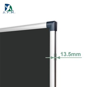 Pizarra con Marco de Aluminio Personalizable SYH, Superficie Magnética/Escritable, Opciones en Negro/Verde - Product Image 2