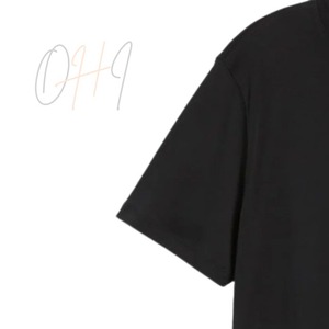 Camiseta Premium para Hombre, Negra, Oversize, de Algodón Tie-Dye, Transpirable, 320g, Cuello Redondo, Manga Corta, Estilo Minimalista Urbano - Product Image 6