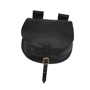 Sac banane homme personnalisé de haute qualité en cuir Crazy Horse avec fermeture éclair, étui décontracté pour téléphone portable, nouveau design - Product Image 1