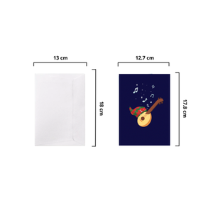 3D Pop Up <b>Card</b> Merry Christmas Santa Clause <b>Playing</b> Guitar Handmade <b>Card</b> Paper Craft Pop Up <b>Card</b> Christmas Greeting <b>Card</b> 3D - Product Image 2