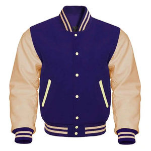 Chaqueta Universitaria Personalizada Estilo Streetwear con Botones al Frente, Fabricante OEM ODM - Product Image 1
