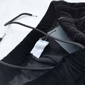 Conjunto Deportivo de Terciopelo con Logotipo Personalizado de Última Moda para Hombre, Talla Grande, 2 Piezas - Product Image 5