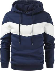 Custom Heavyweight Pullover Hoodie For Men Oversized Loose Cotton Fleece Drop Shoulder Panel Long Sleeve For Autumn Season - Product Image 2