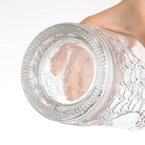 700ml 500ml Bouteille d'alcool en verre transparent de luxe <span class=keywords><strong>russe</strong></span> à bas <span class=keywords><strong>prix</strong></span> Fabricant de bouteilles en verre personnalisées en gros - Product Image 4