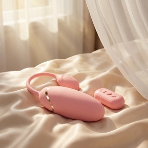 Vibrador <span class=keywords><strong>Nunu</strong></span> de 10 Velocidades, Impermeable, de Silicona, Recargable por USB, Ecológico, Juguete Sexual para Mujeres y Parejas con Retraso en la Eyaculación - Product Image 1