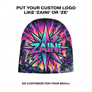 หมวกบีนนี่อะคริลิคพรีเมียม ZAINI 180 GSM แบบอินเตอร์ล็อค สำหรับผู้ใหญ่ทุกเพศ ทุกวัย ฤดูหนาว หลากสี ถักด้วยคอมพิวเตอร์ ปักลาย - Product Image 1