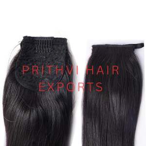 Prithvi Hair Exports, queue de cheval en cheveux humains de qualité supérieure, ton blond 60, cheveux humains Remy de qualité supérieure - Product Image 5