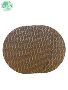 Disque de ponçage abrasif sans poussière en zircone de haute qualité, personnalisable ODM, JB-5R, maille or/bleue, 150 mm, pour ponçage de finition du bois - Product Image 2