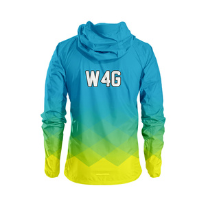 เสื้อแจ็คเก็ตสปอร์ตปรับแต่งได้ พิมพ์โลโก้ด้านหน้า แห้งเร็ว ผลิตจากไนลอนเคลือบ 100% เสื้อพูลโอเวอร์ผู้ชายสำหรับฤดูร้อน กันน้ำ กันลม - Product Image 6