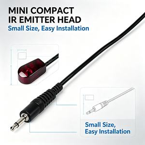 Cable Extensor de Emisor IR IFA03, Conector Mono de 3.5mm y 2.5mm, Alcance IR de 13-15M, Amplio Voltaje 2.7-5.5V - Product Image 3