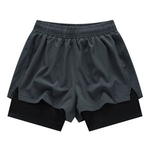 Pantalones Cortos Deportivos 2 en 1 para Hombre, para Gimnasio, Correr y Entrenamiento, Diseño Personalizado con Logotipo - Product Image 3
