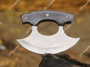 Cuchillo Ulu de Acero Inoxidable con Mango Ergonómico de Madera, Duradero, Ecológico, para Preparación de Alimentos, Personalizable, OEM/OBM, Venta al Por Mayor - Product Image 3