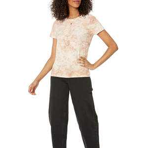 Camisetas de algodón con cuello redondo para mujer |   Camisetas de Manga Corta Lisas para Damas |   Camisetas Casuales de Verano con Cuello Redondo de Algodón - Product Image 4