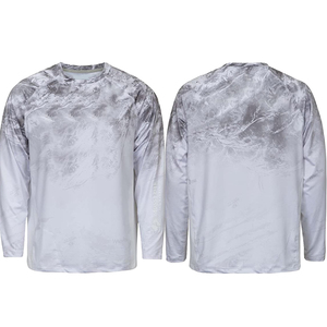 Camisetas de Pesca de Alta Calidad con Impresión por Transferencia de Calor, 100% Poliéster, UPF 50, Transpirables, con Diseño Personalizado - Product Image 2