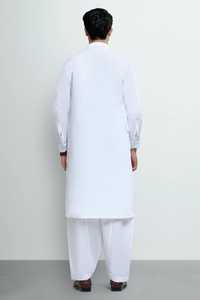 Ensemble Shalwar Kameez pakistanais traditionnel le plus vendu, coton de haute qualité, séchage rapide, toutes saisons, décontracté, pour fêtes et mariages, pour hommes - Product Image 4