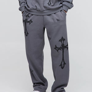 Survêtement de jogging pour homme, sweat-shirt et pantalon de survêtement, grandes tailles, hiver, adulte, personnalisable - Product Image 3